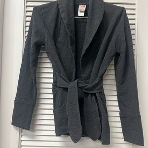 THE NORTHFACE ✨Charcoal Gray Open Front Cardigan